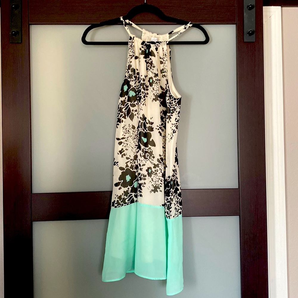 Halter mini dress